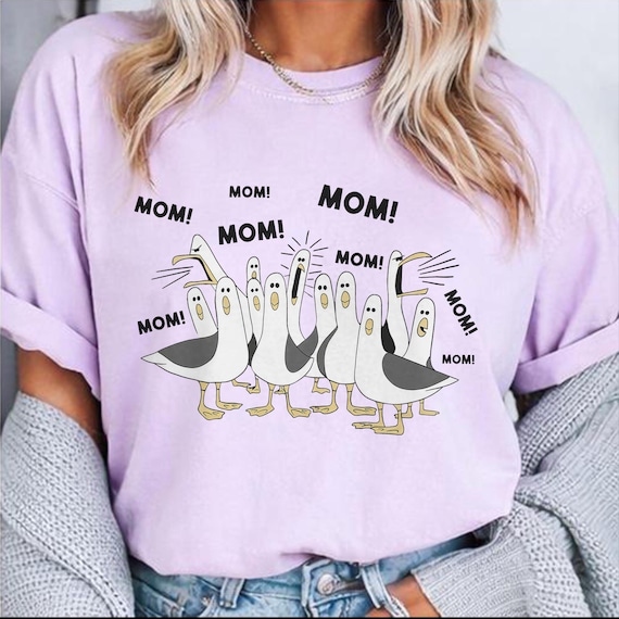 Mom Png, Finding Nemo PNG, Disney Seagulls PNG, Disneyland Png, Disney Mom Png, Shirt Print File Digital Download
