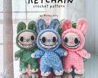 Smiling Bunny Monster Crochet Pattern