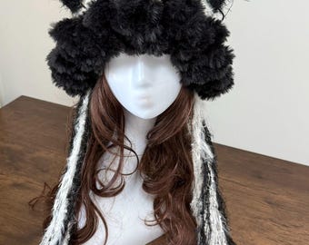 冬にぴったりの快適な帽子。暖かくて可愛くて個性的。