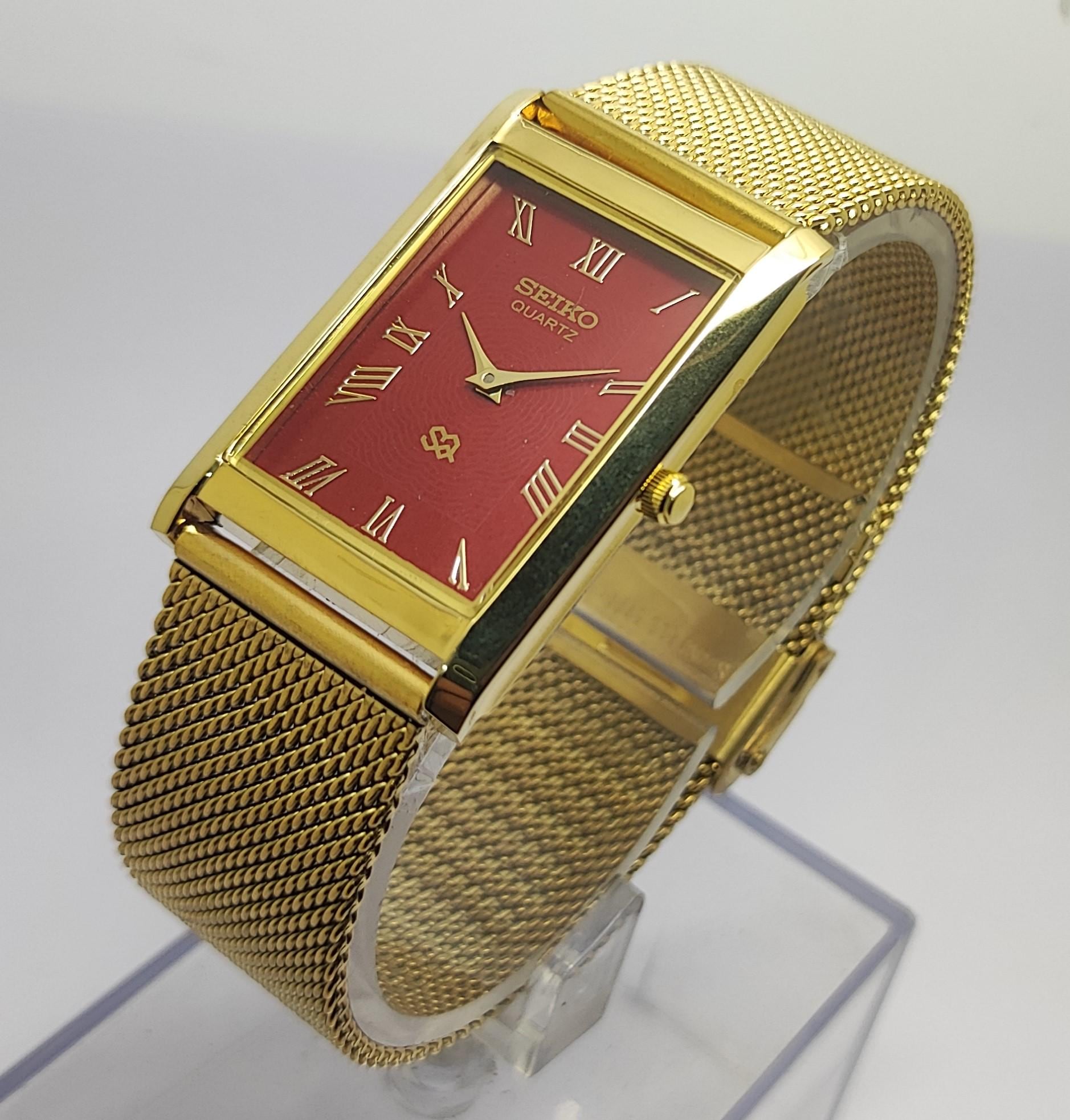 Red dial watch - Etsy 日本