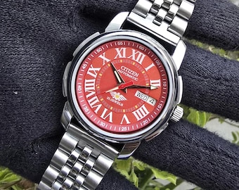 Vintage Citizen Independent 1481010 Rotating Disc Japan Quartz