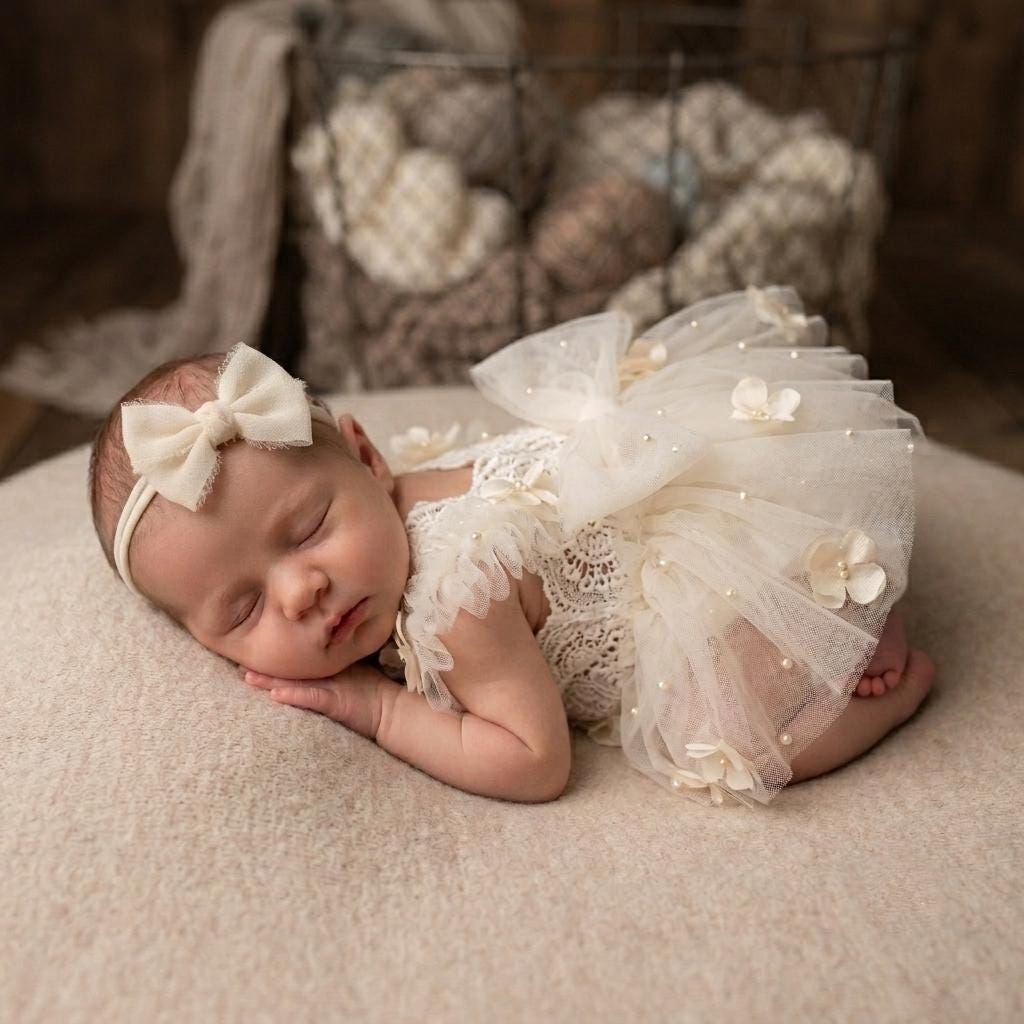 Baby Girl Beige Dress