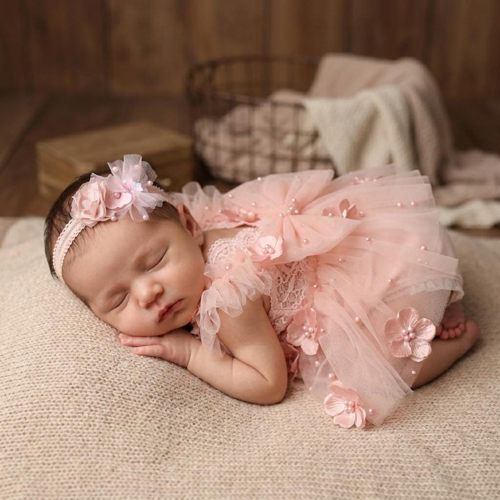 9 month christmas dress Outfit Girl stretchy fabric N7W113 Crochet Dusty blue color for Color:Same As Picture