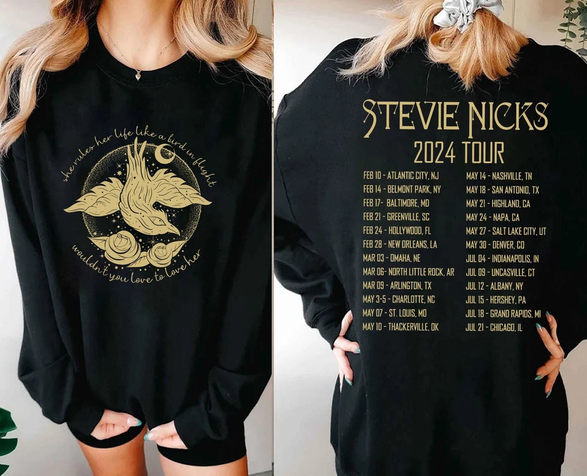 Vintage Stevie Nicks Tour 2024 Shirt, Stevie Nicks Sweatshirt