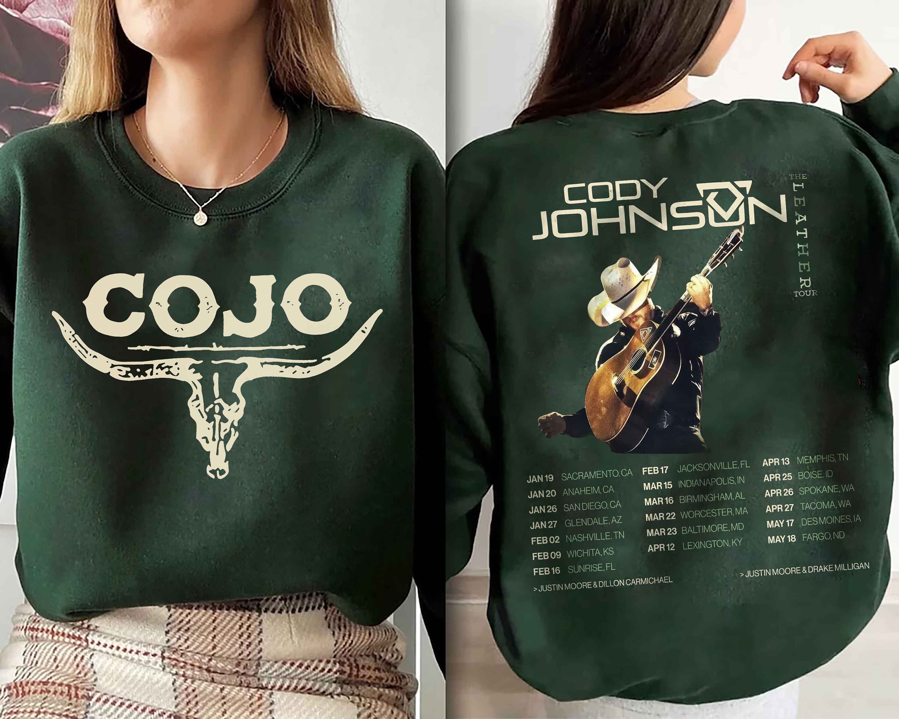 Cody Johnsonn Tour 2024 Double Sided Sweatshirt