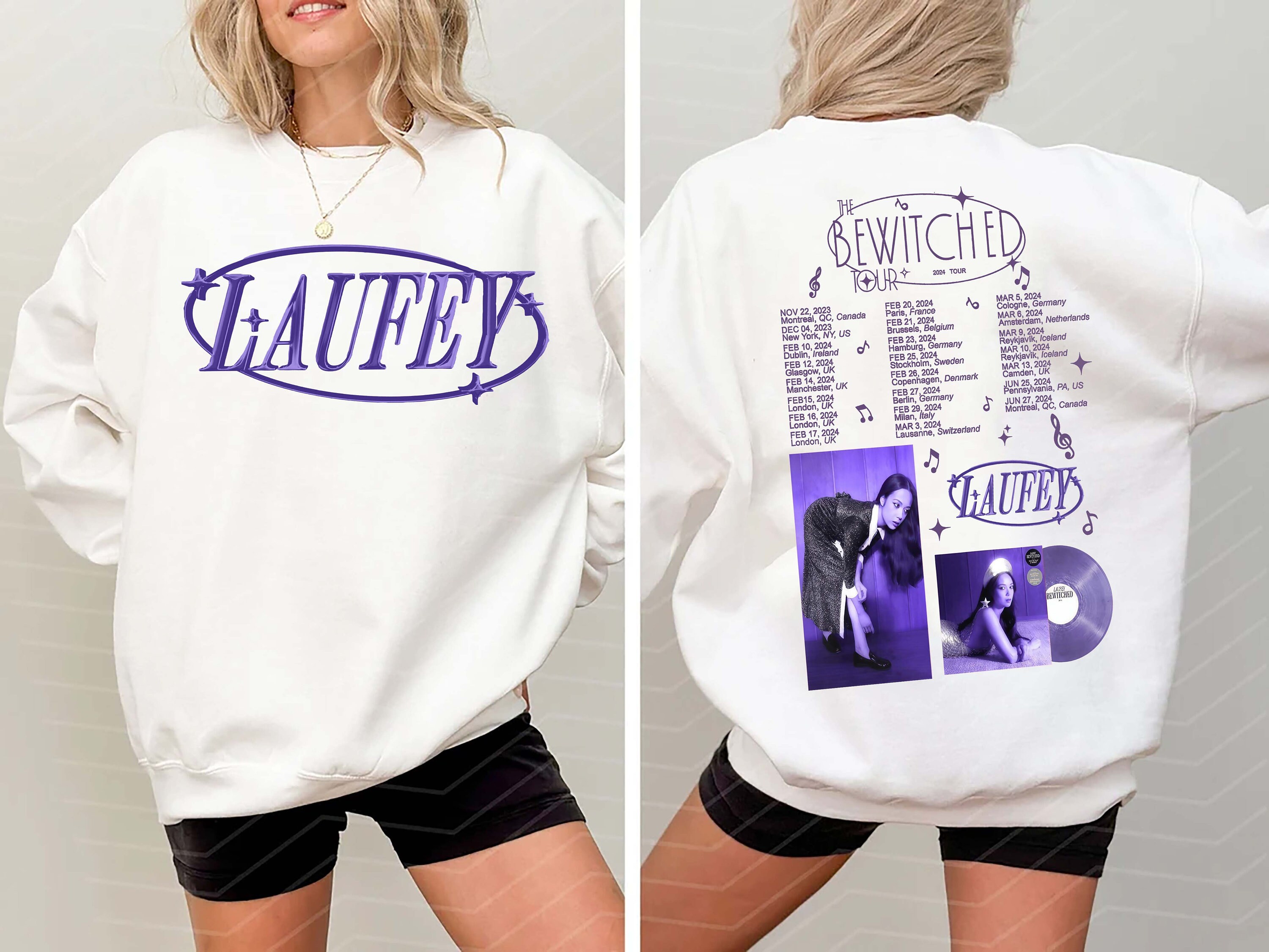 Laufey Tour 2024 Unisex Shirt Sweatshirt