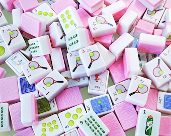 Mahjong Fliesen-Set (152 Fliesen) im einzigartigen Stil Mahjong