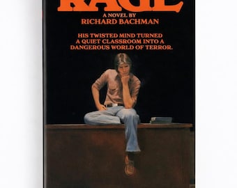 Rage by Stephen King (Richard Bachman) Paperback Psychological Thriller / Fiction Novel