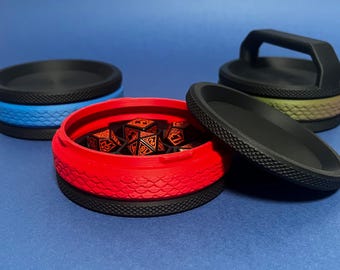 Dragon Scale Dice Vault | Stackable Modular Storage for D&D | 3D Printed Tabletop Organizer