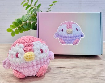 Beginner Crochet Kit: Easy Penguin Amigurumi, DIY Craft (Video Tutorial)