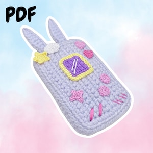 Bunny Game Console Plushie - Pitachan Crochet Pattern - Instant PDF Download - Beginner Friendly Amigurumi DIY Project - Handmade Gift Idea