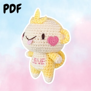 Sonnie the Monkey Plushie - Pitachan Crochet Pattern - Instant PDF Download - Beginner Friendly Amigurumi DIY Project - Handmade Gift Toy