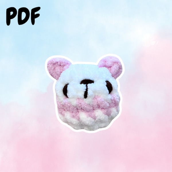 Mini Panda Bear Plushie - Pitachan Crochet Pattern - Instant PDF Download - Beginner Friendly Amigurumi DIY Project - Handmade Gift Toy Idea