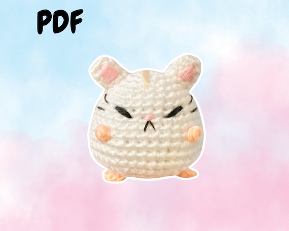 Crochet Hamster Plushie Pattern: Beginner Friendly Amigurumi (PDF Download)