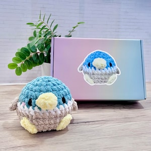 Beginner Crochet Kit, Easy Starter Amigurumi Kit, DIY Craft Kit Gift with Step-By-Step Video Tutorial, Duck, Mallard, Farm Animal
