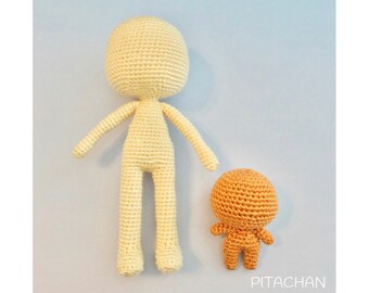 2 Crochet Patterns -- Doll Base (Bundle)