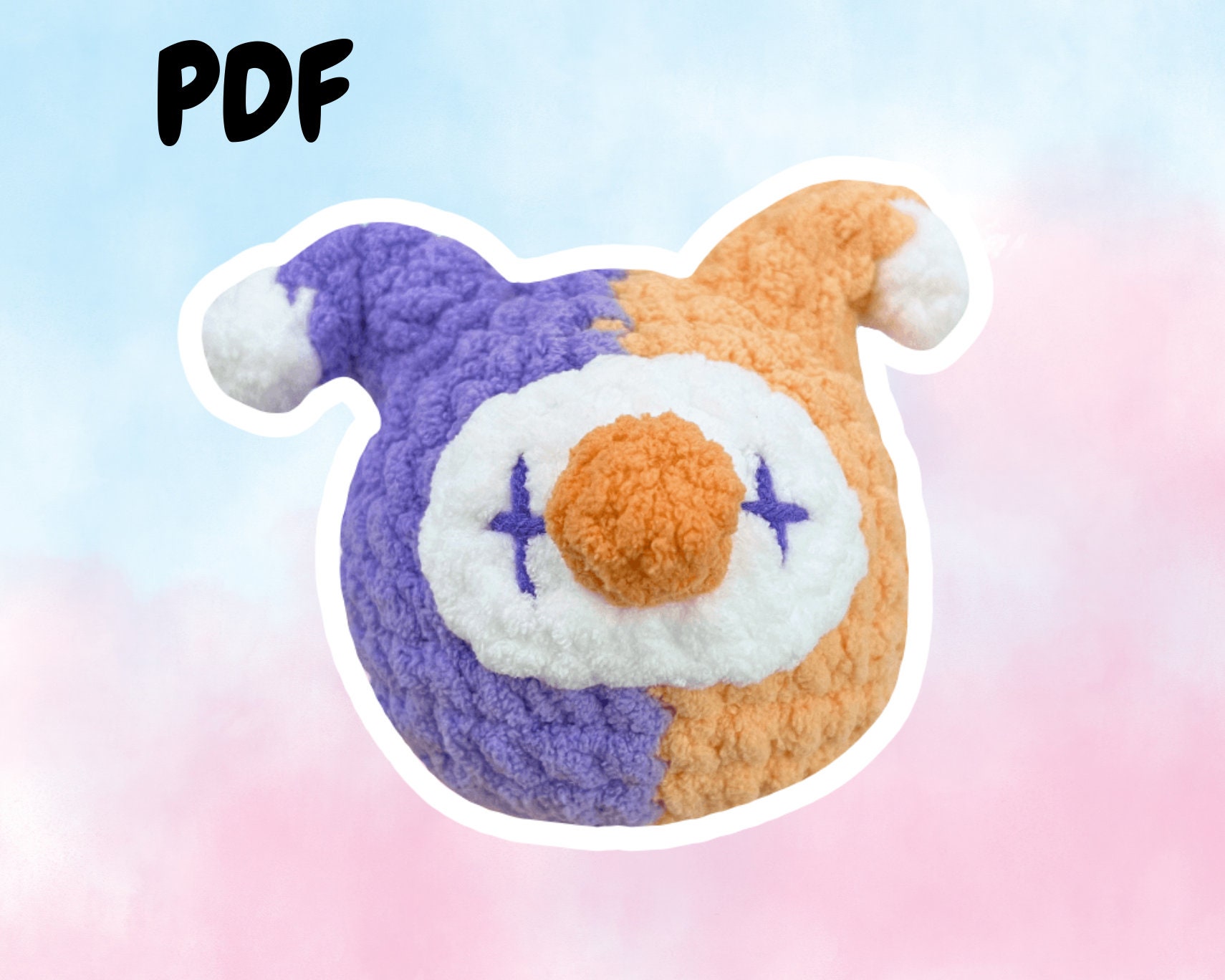 37 Clown Crochet Patterns to Add Color, Character, and Circus Charm 11 Clown Jester Crochet Pattern: Beginner Friendly Amigurumi