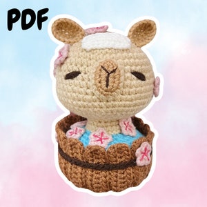 Coby the Capybara Plushie - Pitachan Crochet Pattern - Instant PDF Download - Beginner Friendly Amigurumi DIY Project - Handmade Gift Toy
