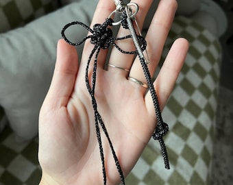Shiny Lucky Knot Bagchain/ keychain— Lucky Boho Style