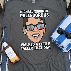 The Sandlot, Squints Caricature T-Shirt, Funny Movie Quote Gift, Retro 80s 90s, Movie Fan Tee