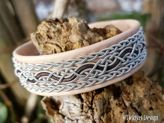Bracelet turquose manchette au style amérnden haute couture avec des