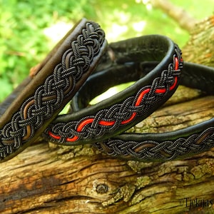 Norse Viking doble cabeza de dragón trenzado brazalete brazo brazaletes  ajustable joyería de los hombres