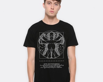 Camiseta divertida del Hombre de Vitruvio de Homero, tallas para hombre y mujer (SMP-127335)