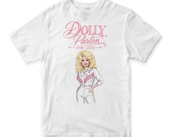 Dolly Parton 1946 - 2026 T-Shirt, Men's and Women's Sizes (MSC-456807)