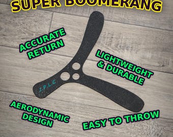 Returning Super Boomerang Easy To Throw Durable Design