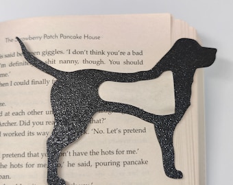 Labrador Bookmark Page Clip Reading Accessory Black