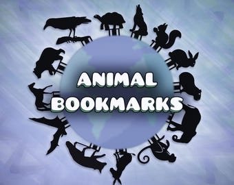 Custom Animal Themed Bookmarks / Page Clips (+ Free Mystery Bookmark)
