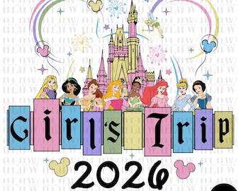 Disney-prinses-meisjesreis 2026 png, meisjesreis png, prinsesshirts png, Disney-meisjesreis png, Disney-prinses png, vakantie Disney-meisjes
