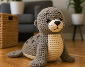 Amigurumi Searobbe Häkelanleitung - PDF-Anleitung für Anfänger