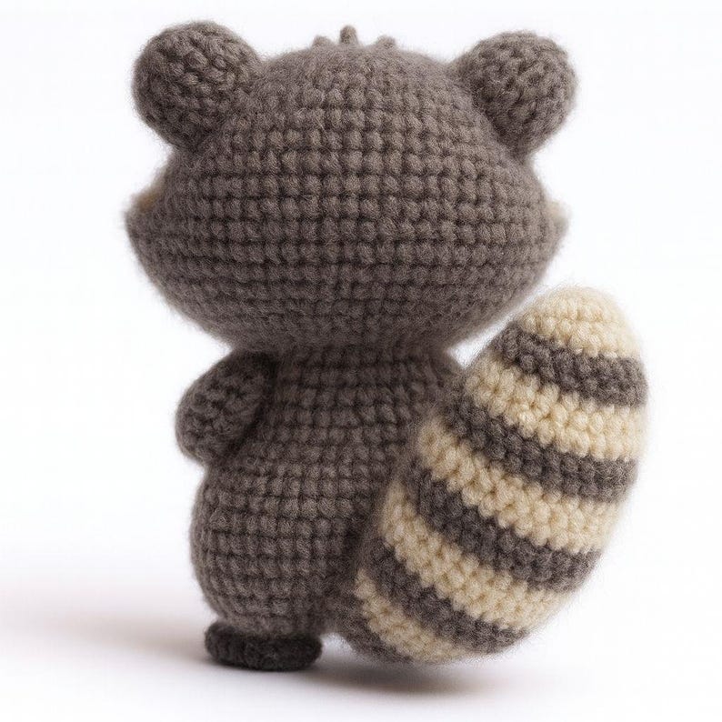 Easy Racoon Crochet Pattern Raccoon Amigurumi Crochet Pattern • Easy Plush Toy (PDF Pattern) - Etsy