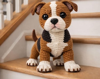 Hund Häkelanleitung, Amigurumi Welpe Anleitung (PDF Download)