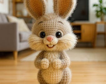 Rabbit Amigurumi Crochet Pattern – Easy Bunny Plush Toy (PDF Pattern)
