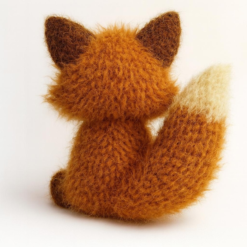 Fluffy Crochet Fox Amigurumi Pattern – Plush Animal Toy (PDF Tutorial ...