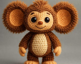 Cheburashka Häkelanleitung • Anfängerfreundlich (Digitaler Download)