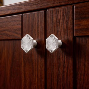 Puxador semicircular prateado para armário, puxador de gaveta cromado polido para banheiro.