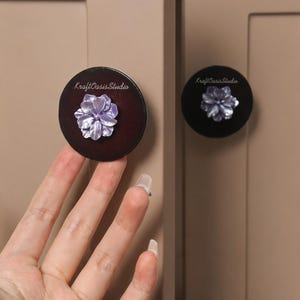 Flower Cabinet Handle: Brass Rabbit Knobs, Dresser Drawer Knob