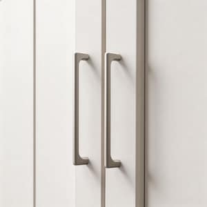 Tirador de armario moderno plateado: Tirador de armario en forma de U, pomos para cajones.