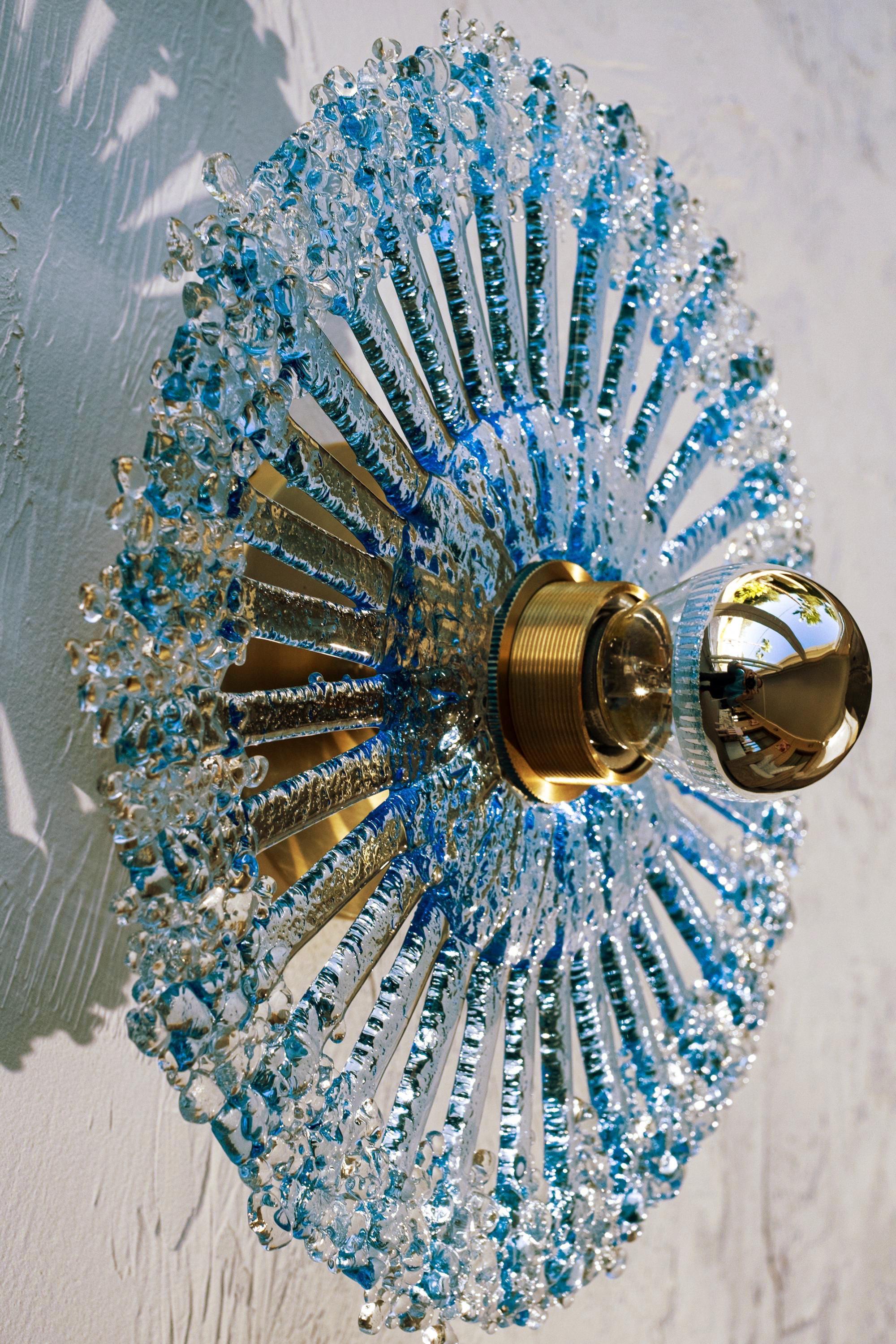 Applique murale bleu rayon de soleil — Beyit