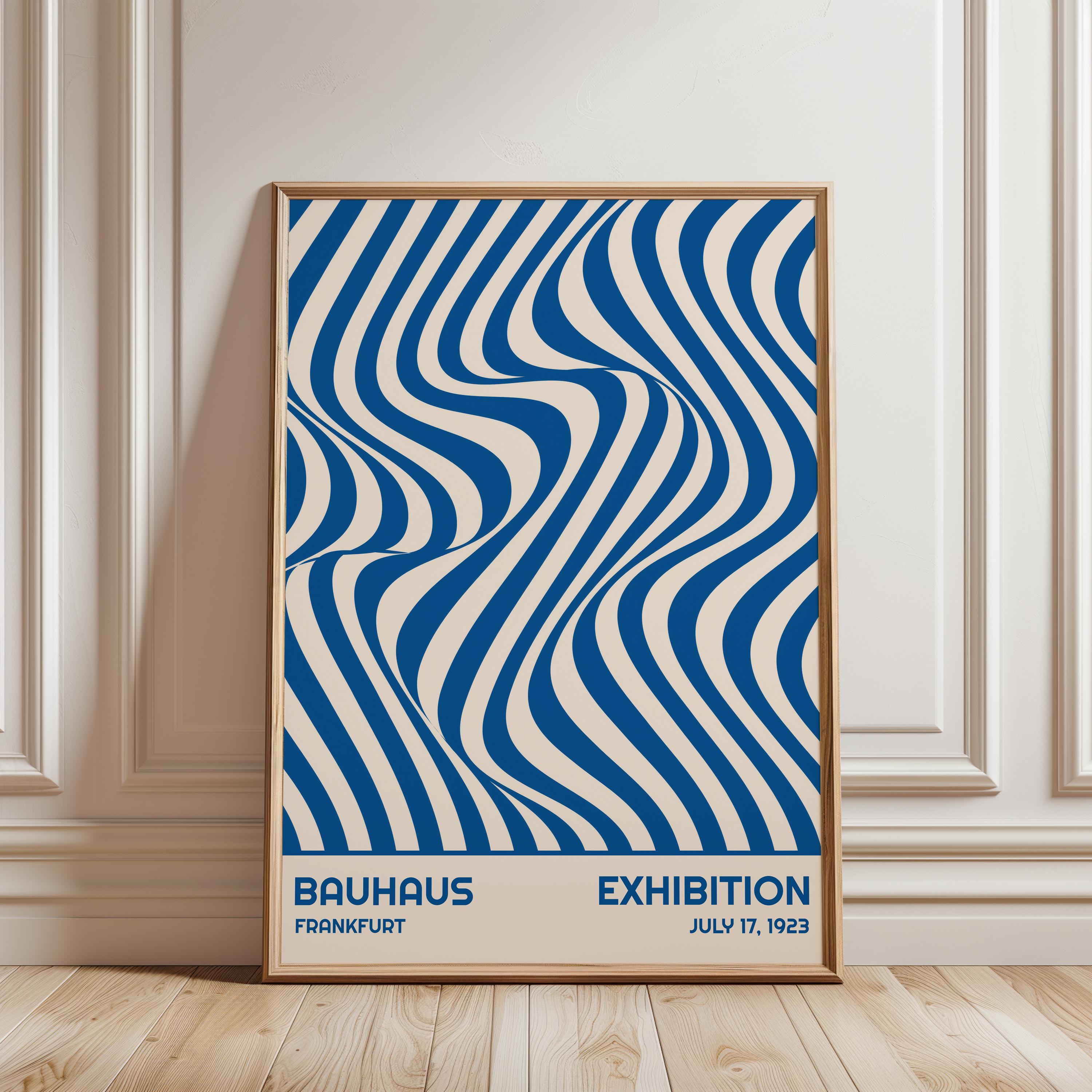 Bauhaus Frankfurt Exhibition 1923 Poster, Instant Digital Download