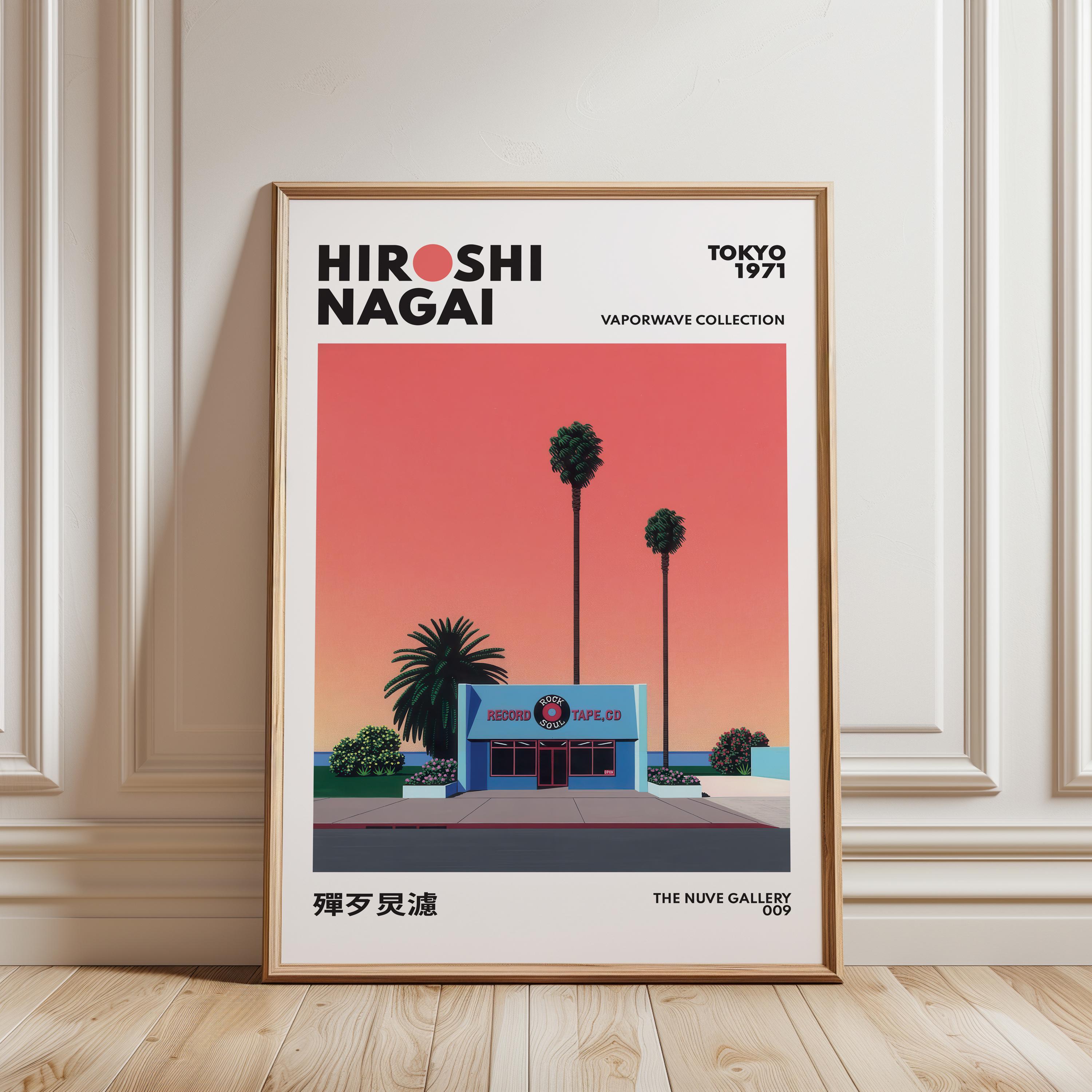タワーレコード ミニブランケット　HIROSHI NAGAI Hiroshi Nagai Record Store - Etsy