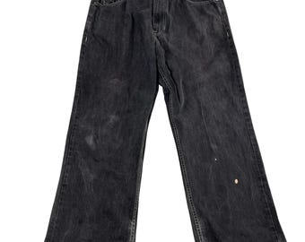 Ecko Unltd Rhino Embroidered Baggy Jeans 40 Black Y2K Streetwear Wide Leg Skater