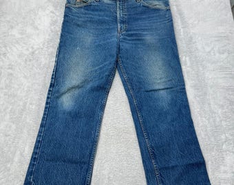 Levis 505 Orange Tab Jeans Mens 40x30 Medium Wash Straight Leg Vintage USA Made