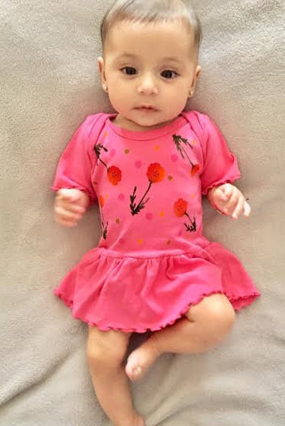 Baby Girl Poppy Dress Hand Made Baby ...