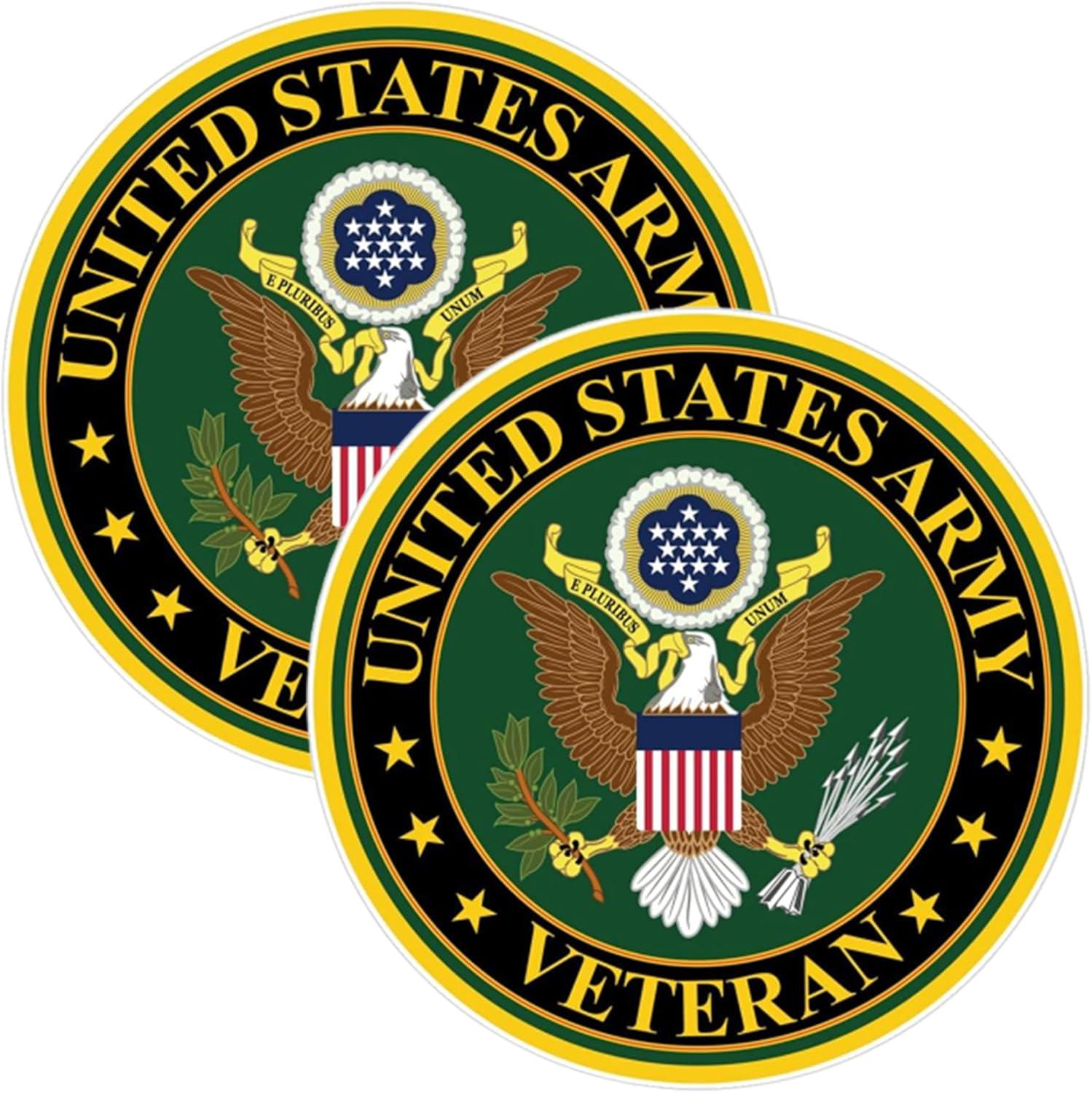 Wounded Veteran Sticker United States Army Veteran Sticker, US Military Waterproof Vinyl Decal ...