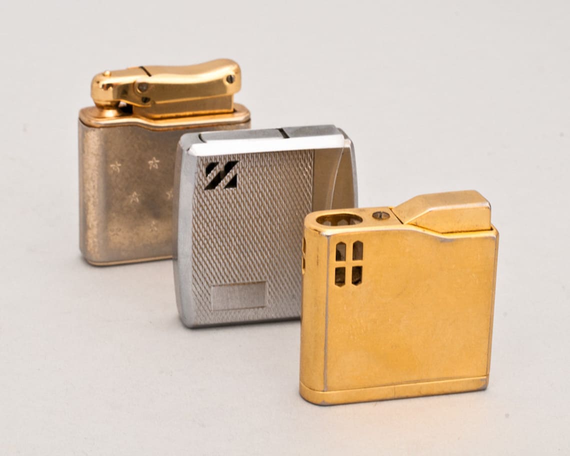 Vintage Colibri Butane Pocket Lighter Mini Collection Etsy