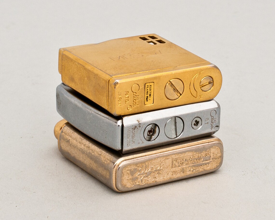 Vintage Colibri Butane Pocket Lighter Mini Collection Etsy